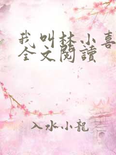 我叫林小喜小说全文阅读