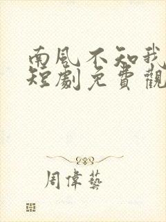 南风不知我深情短剧免费观看