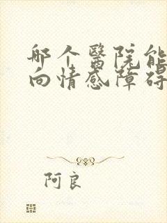 哪个医院能治双向情感障碍症