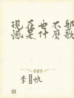 现在也不那么遗憾是什么歌