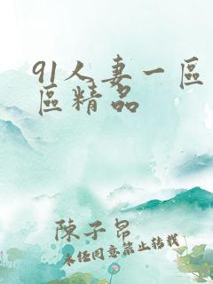 91人妻一区二区精品