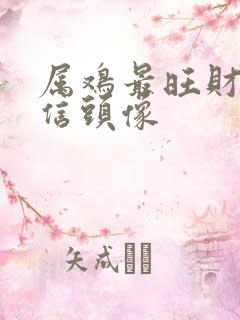 属鸡最旺财的微信头像