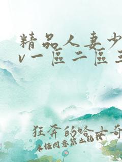 精品人妻少妇av一区二区三区