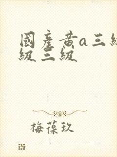 国产黄a三级三级三级