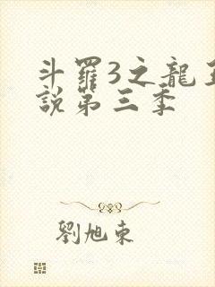 斗罗3之龙王传说第三季