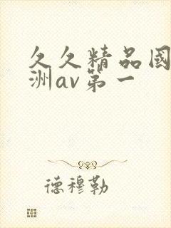 久久精品国产亚洲av第一