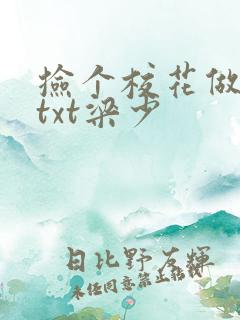 捡个校花做老婆txt梁少