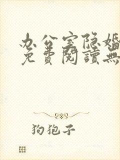 办公室隐婚小说免费阅读无弹窗