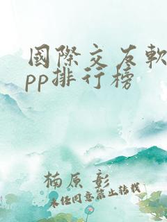 国际交友软件app排行榜