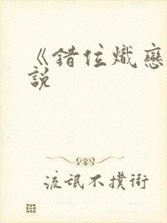 《错位炽恋》小说