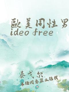 欧美同性男男video free