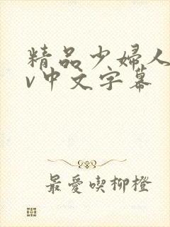 精品少妇人妻av中文字幕