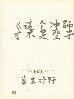 《这个冲师逆徒才不是圣子》