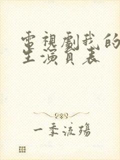 电视剧我的下半生演员表