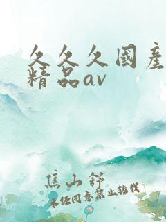 久久久国产亚洲精品av