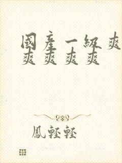 国产一级爽爽爽爽爽爽爽