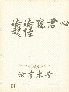 娇娇窃君心短剧赵佳