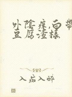 外阴痒,白带黄豆腐渣样