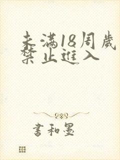 未满18周岁 禁止进入