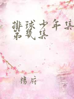 排球少年集训是第几集