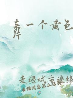 来一个黄色一级片