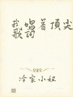 我唱着顶尖的歌歌词