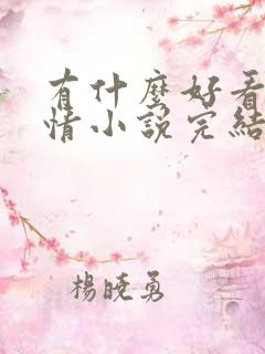 有什么好看的言情小说完结