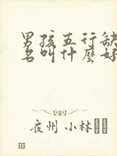 男孩五行缺火取名叫什么好