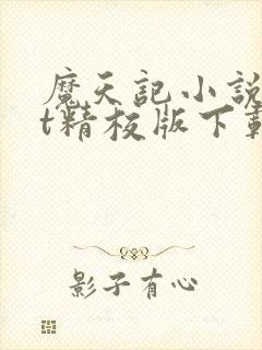 魔天记小说txt精校版下载