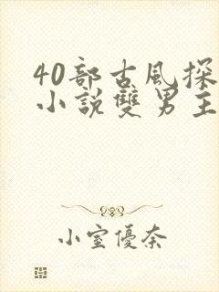 40部古风探案小说双男主