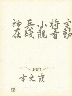 神兵小将完整集在线观看动漫