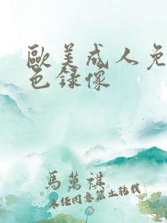 欧美成人免费黄色录像