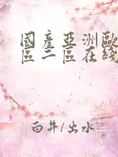 国产亚洲欧洲一区二区在线