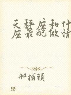 天秤座和什么星座最配做情侣