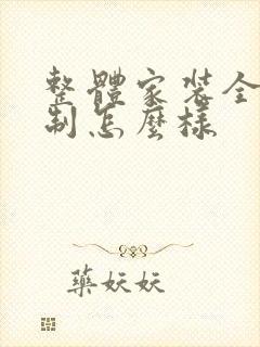 整体家装全屋定制怎么样