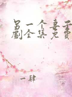 另一个妻子电视剧全集免费观看