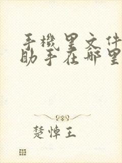 手机里文件传输助手在哪里