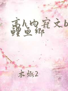 高h肉宠文bl鲤鱼乡