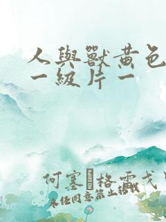 人与兽黄色录像一级片一