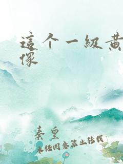 这个一级黄色录像