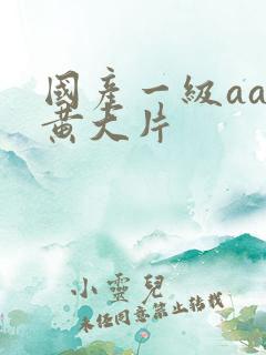 国产一级aa特黄大片