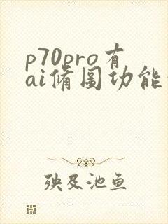 p70pro有ai修图功能吗