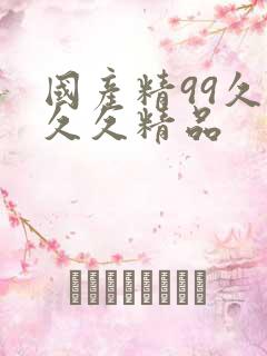 国产精99久久久久精品