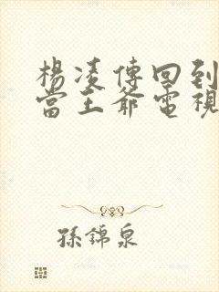 杨凌传回到明朝当王爷电视剧免费