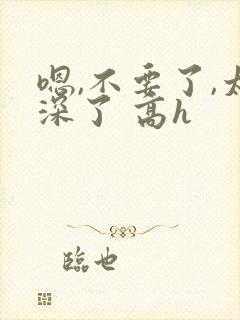 嗯,不要了,太深了 高h