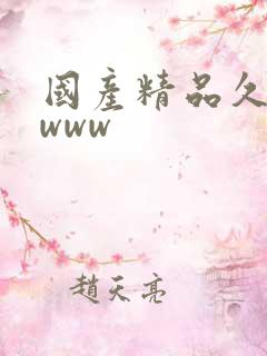 国产精品久久久www