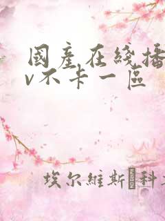 国产在线播放av不卡一区