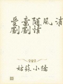 爱意随风消逝短剧剧情