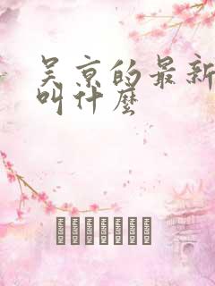 吴京的最新电影叫什么