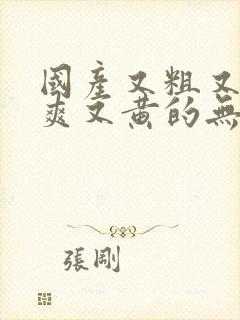 国产又粗又猛又爽又黄的无遮挡视频